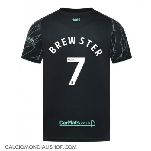 Maglie da calcio Sheffield United Rhian Brewster #7 Seconda Maglia 2024-25 Manica Corta